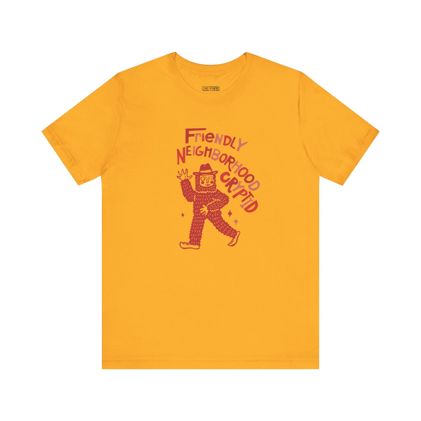 Cryptid T-Shirt - Bigfoot Sasquatch Graphic Tee for Fall Spooky Season