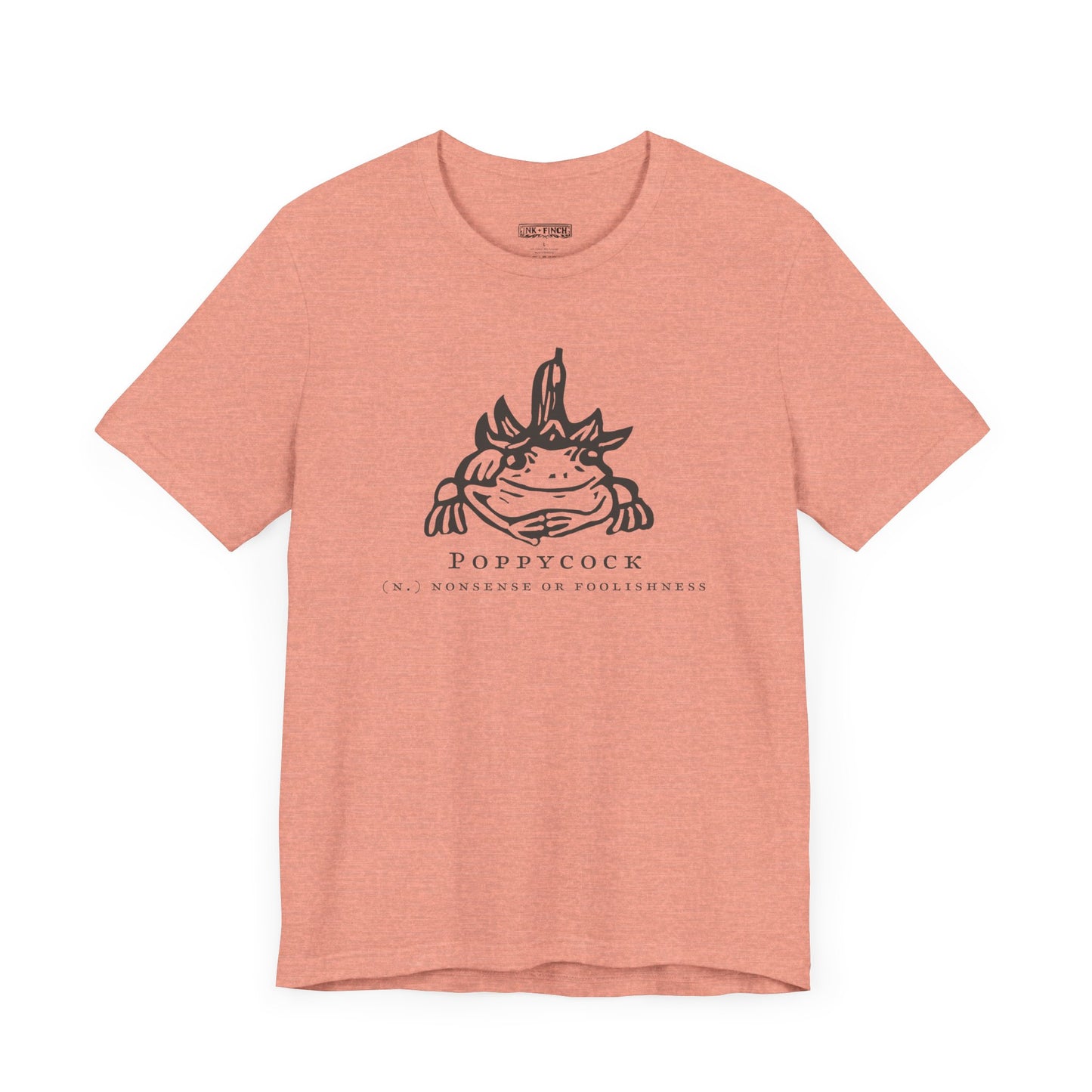 Funny Poppycock Frog Tee, Unisex T-Shirt for Nature Lovers, Casual Wear, Gift for Friends, Frog Lovers, Unique Humor Shirt