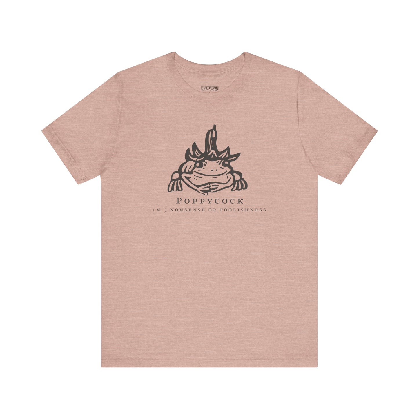 Funny Poppycock Frog Tee, Unisex T-Shirt for Nature Lovers, Casual Wear, Gift for Friends, Frog Lovers, Unique Humor Shirt