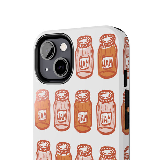Cute Jam Jar Aesthetic Summer Pattern Phone Case - Fun Jam Jelly Pattern Phone Cases
