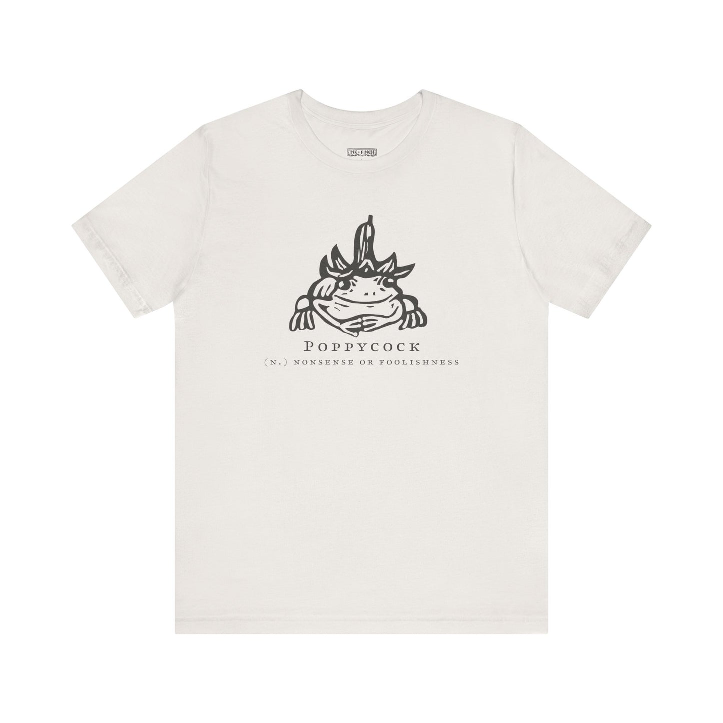 Funny Poppycock Frog Tee, Unisex T-Shirt for Nature Lovers, Casual Wear, Gift for Friends, Frog Lovers, Unique Humor Shirt