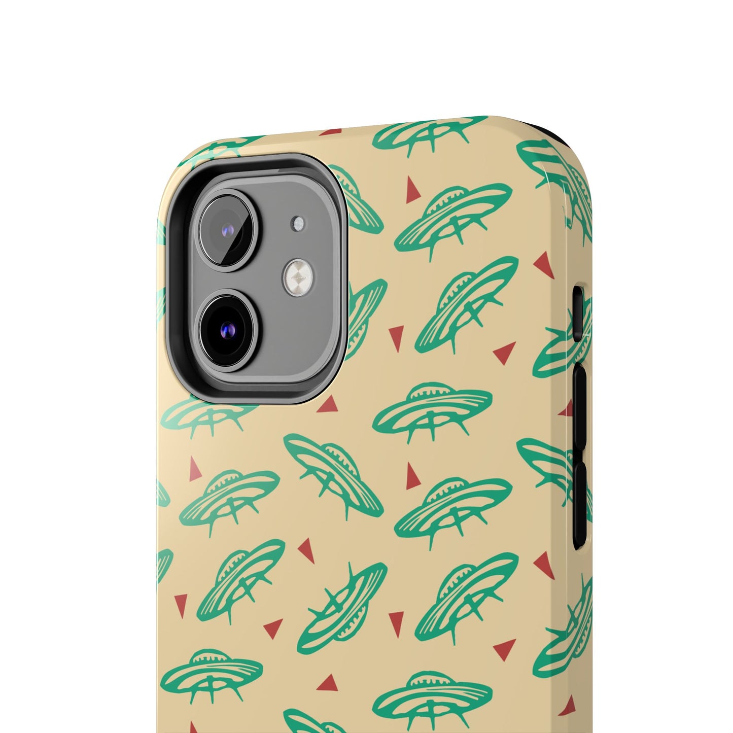 Retro Colored Geometric UFO Tough Phone Case - Desert Western UFO Accessories