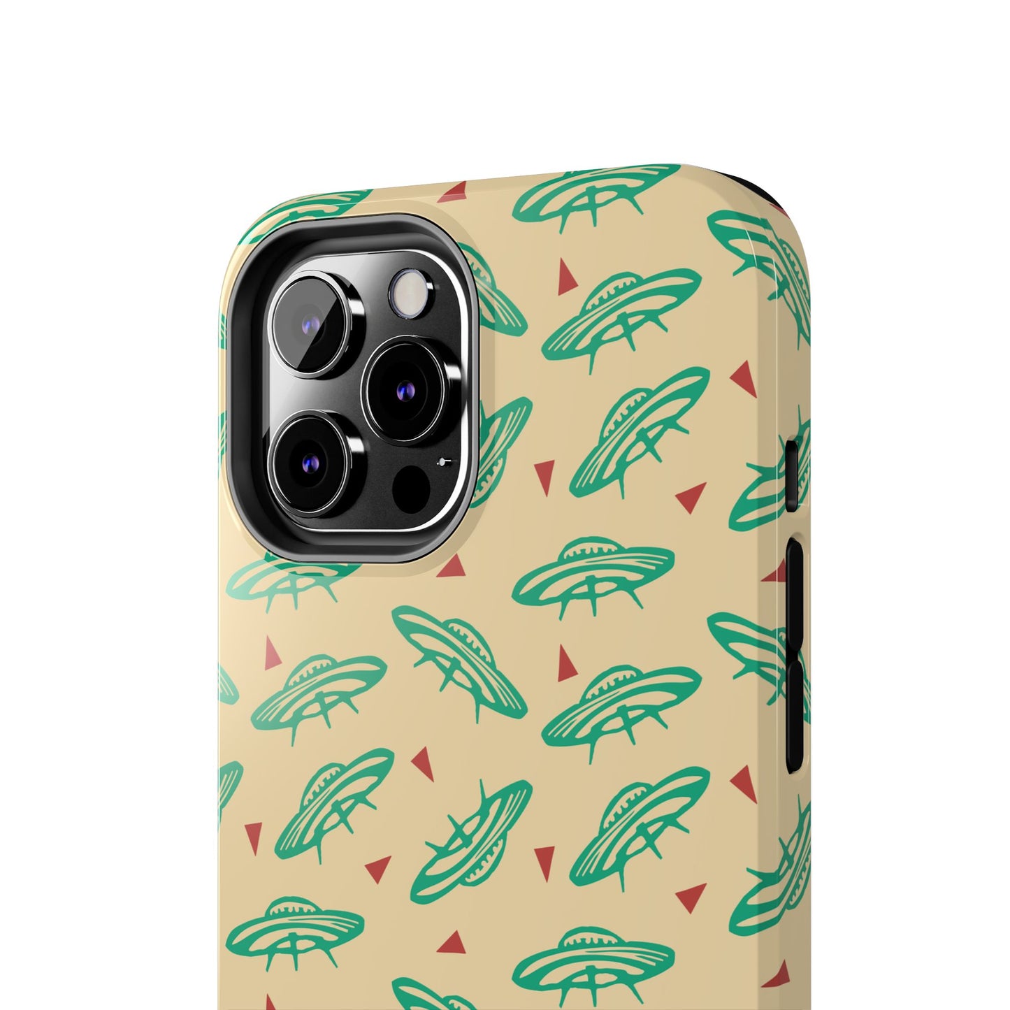 Retro Colored Geometric UFO Tough Phone Case - Desert Western UFO Accessories