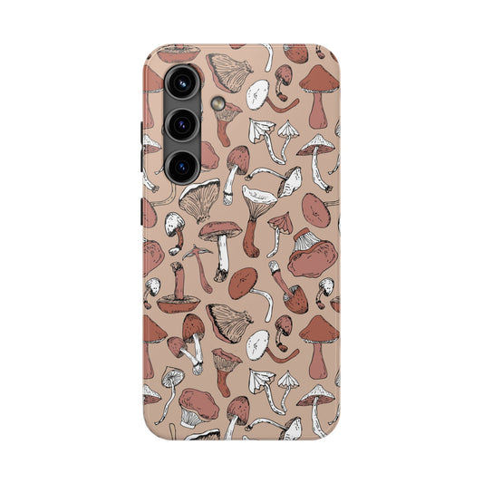Cottagecore Mushroom Phone Case -Goblincore Cottagecore Aesthetic Tough Phone Case for Summer -Custom Phone Case