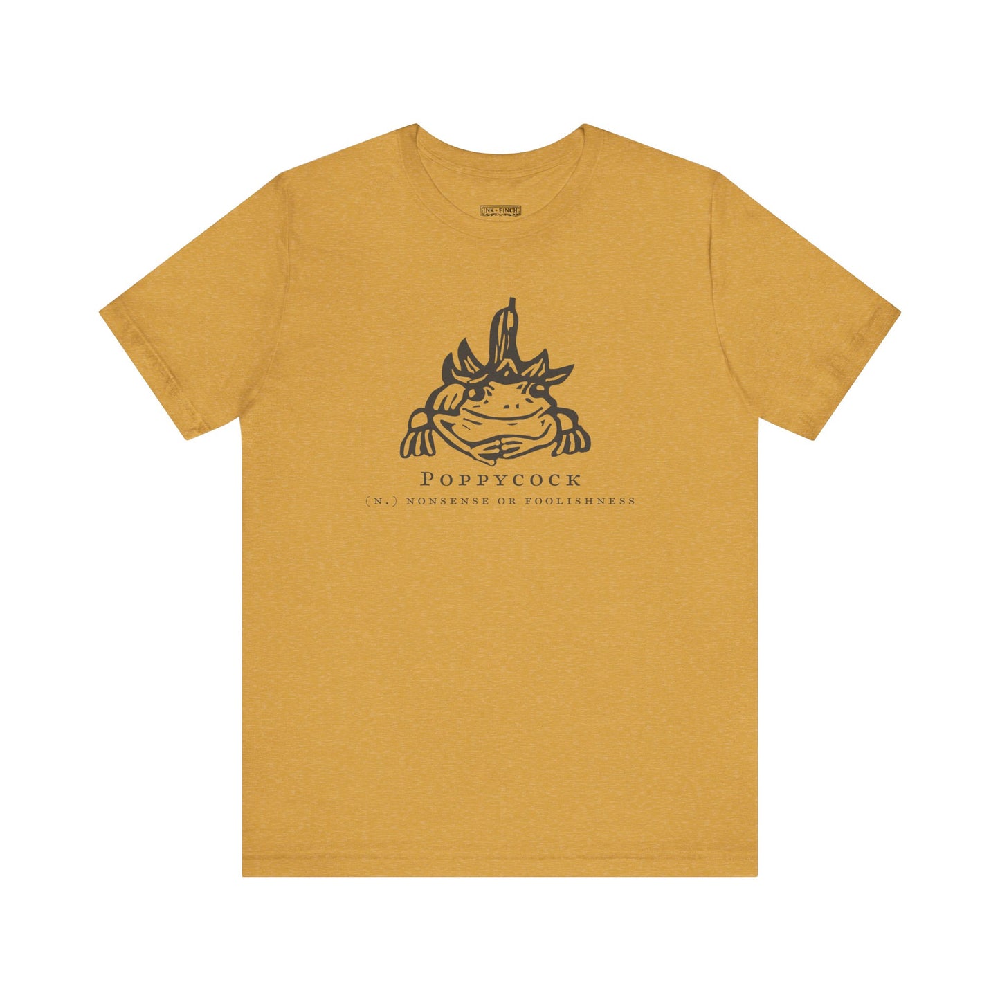Funny Poppycock Frog Tee, Unisex T-Shirt for Nature Lovers, Casual Wear, Gift for Friends, Frog Lovers, Unique Humor Shirt