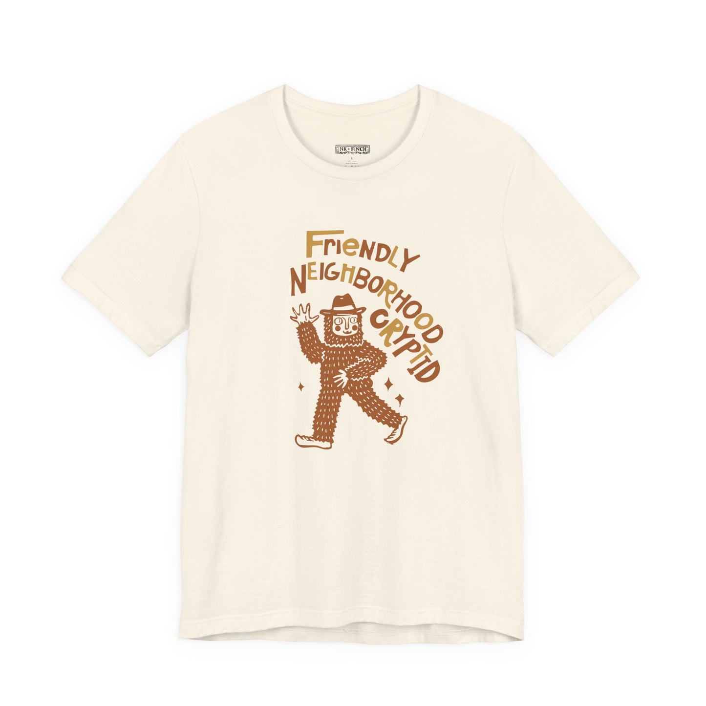 Cryptid T-Shirt - Bigfoot Sasquatch Graphic Tee for Fall Spooky Season