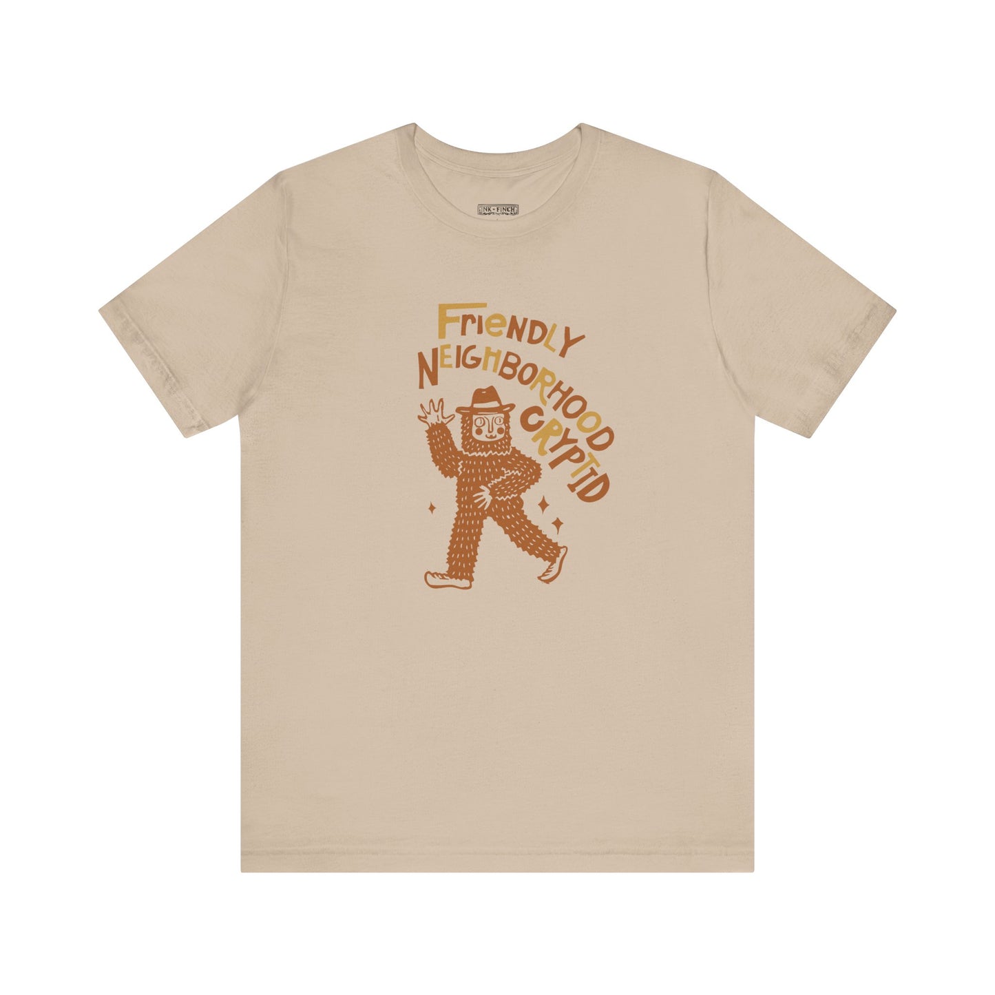 Cryptid T-Shirt - Bigfoot Sasquatch Graphic Tee for Fall Spooky Season