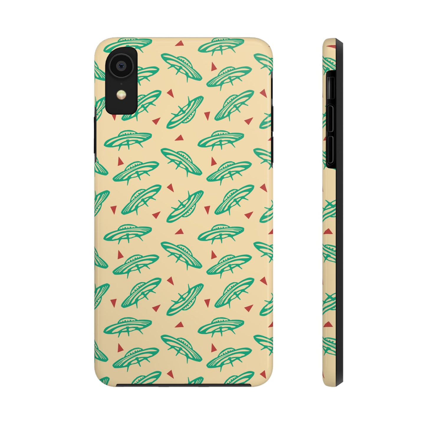 Retro Colored Geometric UFO Tough Phone Case - Desert Western UFO Accessories