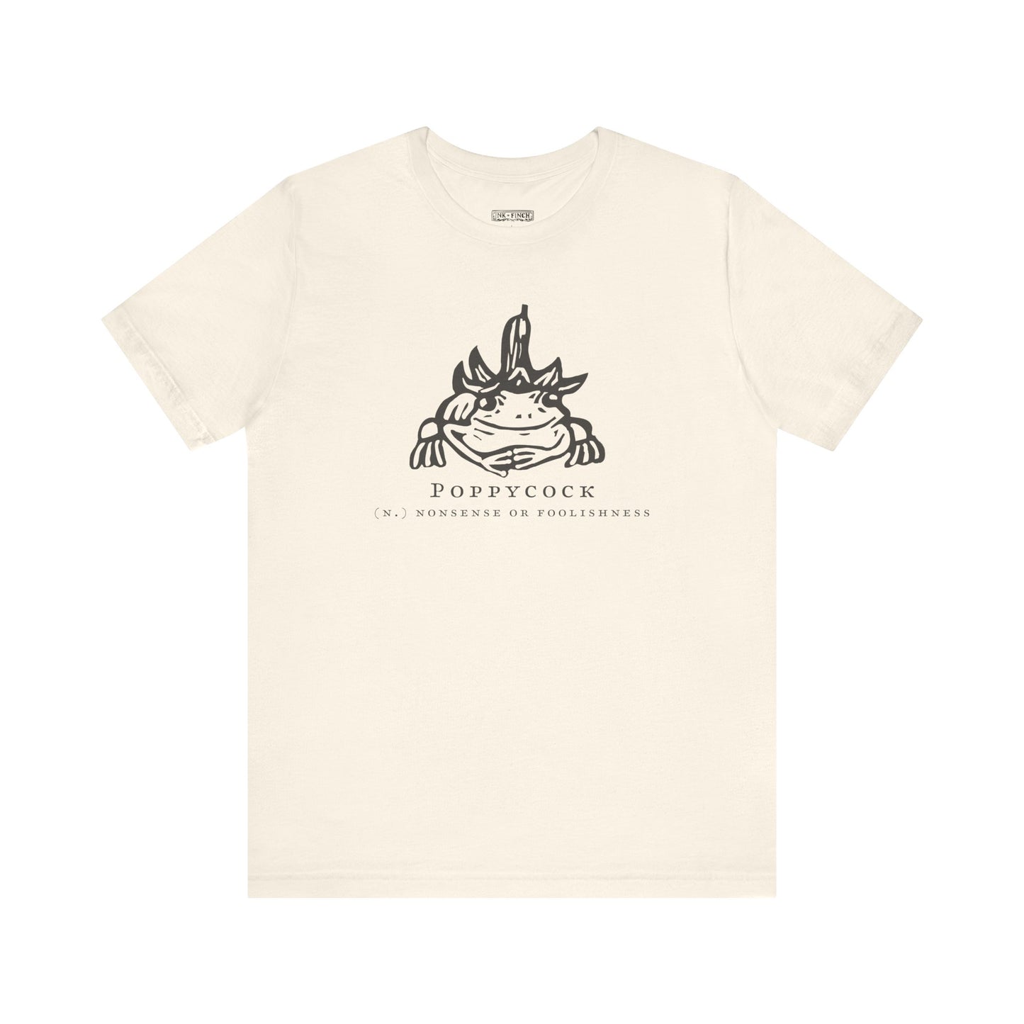Funny Poppycock Frog Tee, Unisex T-Shirt for Nature Lovers, Casual Wear, Gift for Friends, Frog Lovers, Unique Humor Shirt