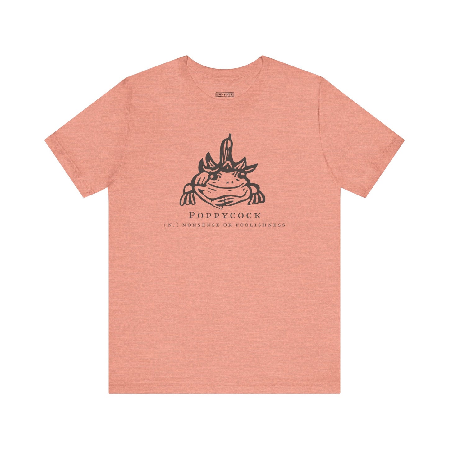 Funny Poppycock Frog Tee, Unisex T-Shirt for Nature Lovers, Casual Wear, Gift for Friends, Frog Lovers, Unique Humor Shirt
