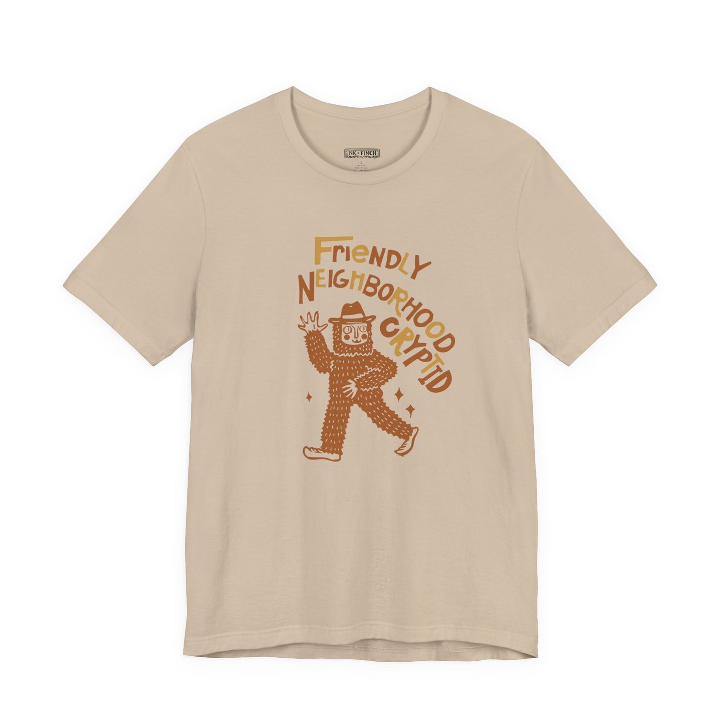 Cryptid T-Shirt - Bigfoot Sasquatch Graphic Tee for Fall Spooky Season