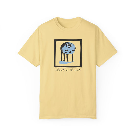 Cute Blueberry Graphic T-Shirt - Funny Yoga Tshirt