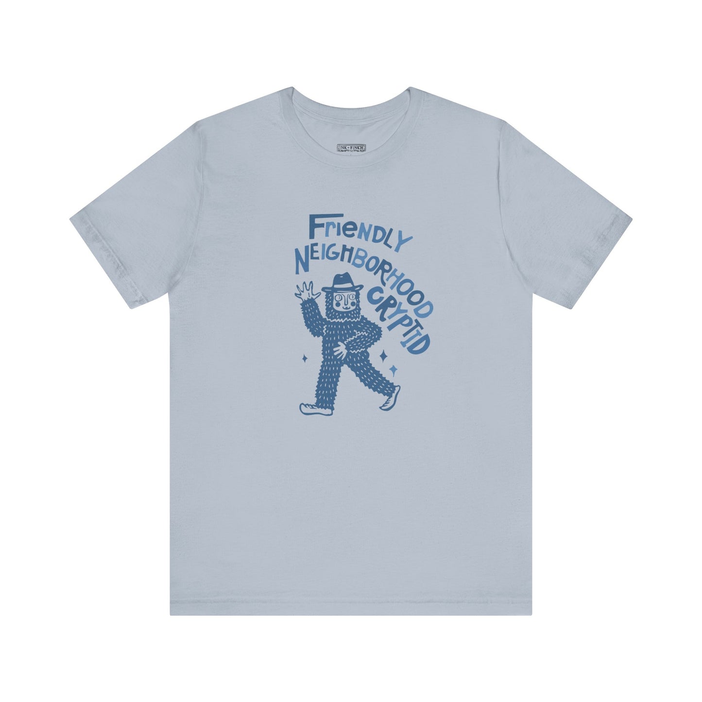 Cryptid T-Shirt - Bigfoot Sasquatch Graphic Tee for Fall Spooky Season