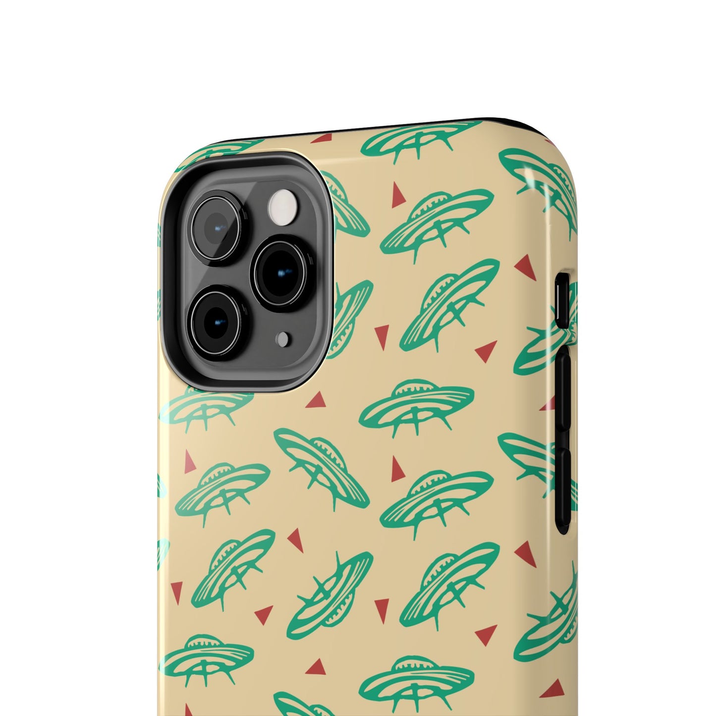 Retro Colored Geometric UFO Tough Phone Case - Desert Western UFO Accessories
