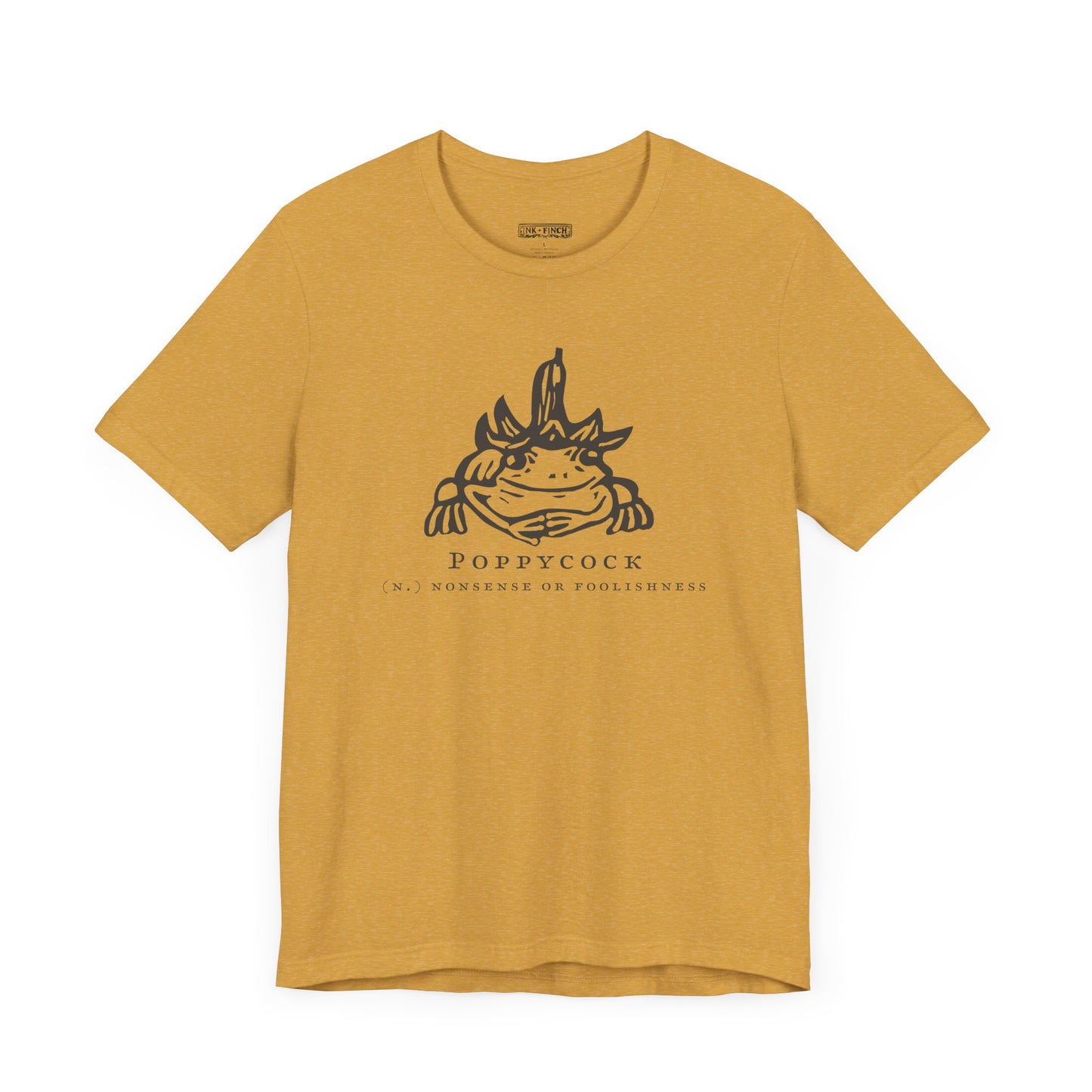 Funny Poppycock Frog Tee, Unisex T-Shirt for Nature Lovers, Casual Wear, Gift for Friends, Frog Lovers, Unique Humor Shirt
