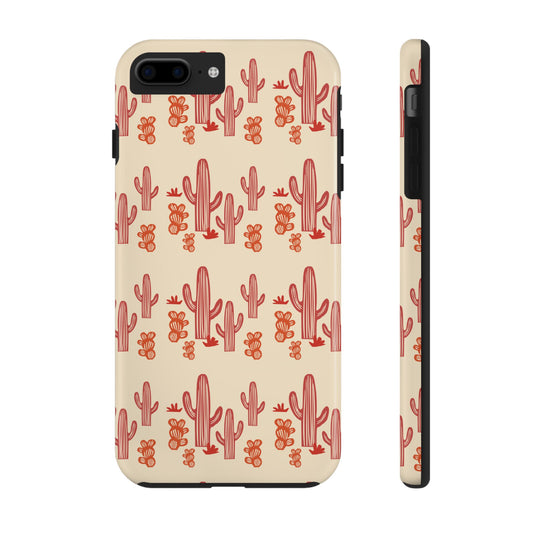 Phone Case - Retro Colored Desert Cacti