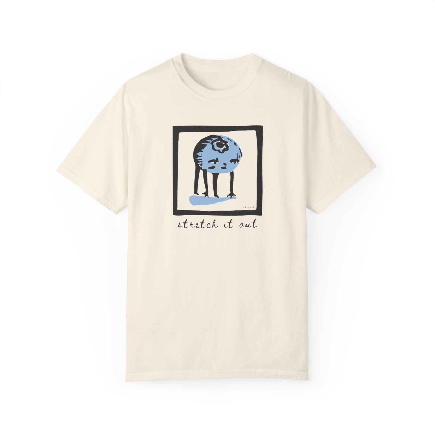 Cute Blueberry Graphic T-Shirt - Funny Yoga Tshirt