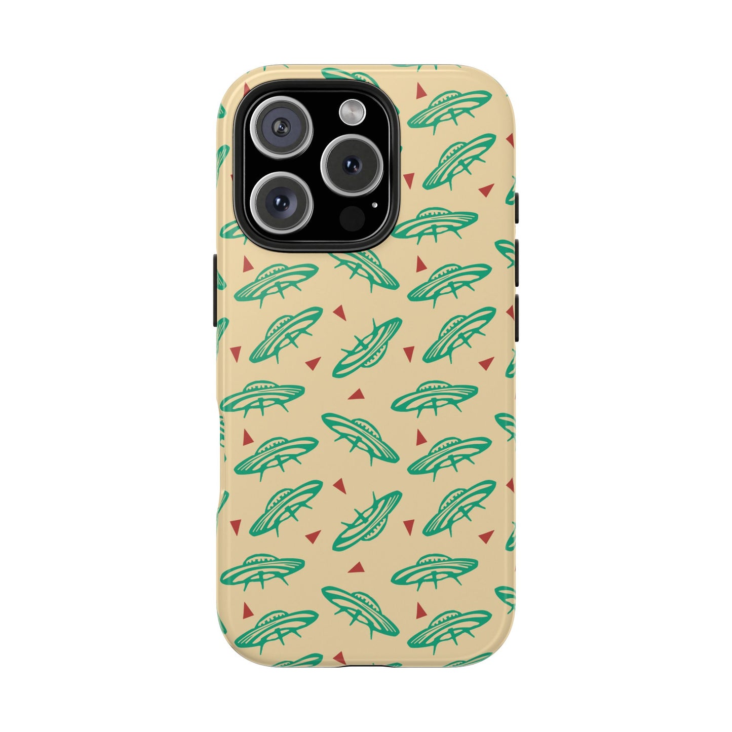 Retro Colored Geometric UFO Tough Phone Case - Desert Western UFO Accessories