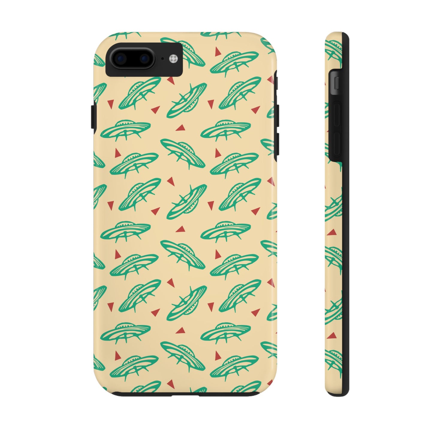 Retro Colored Geometric UFO Tough Phone Case - Desert Western UFO Accessories