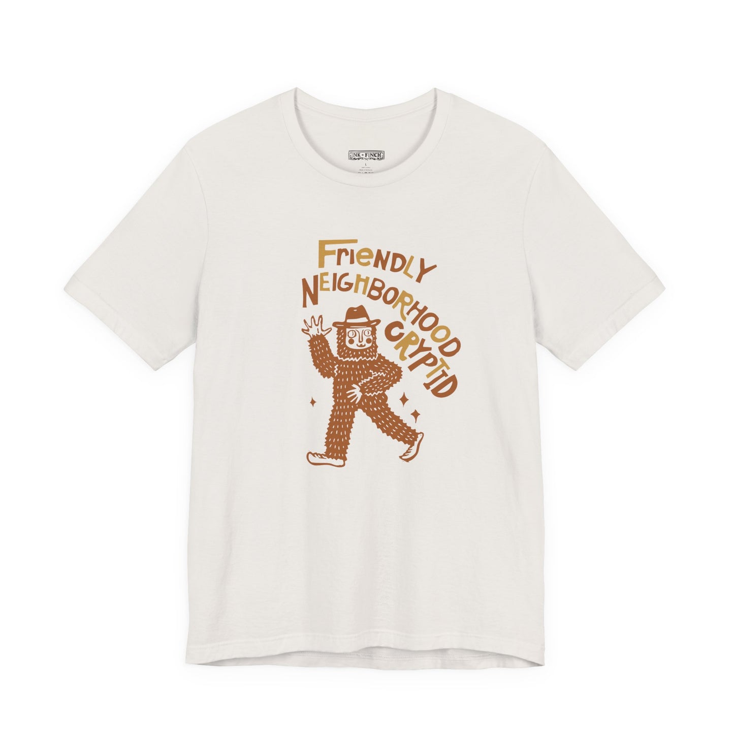 Cryptid T-Shirt - Bigfoot Sasquatch Graphic Tee for Fall Spooky Season
