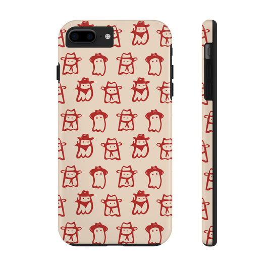 Cute Cartoon Cowboy Ghosts Halloween Western Phone Case - Tough & Stylish Protection