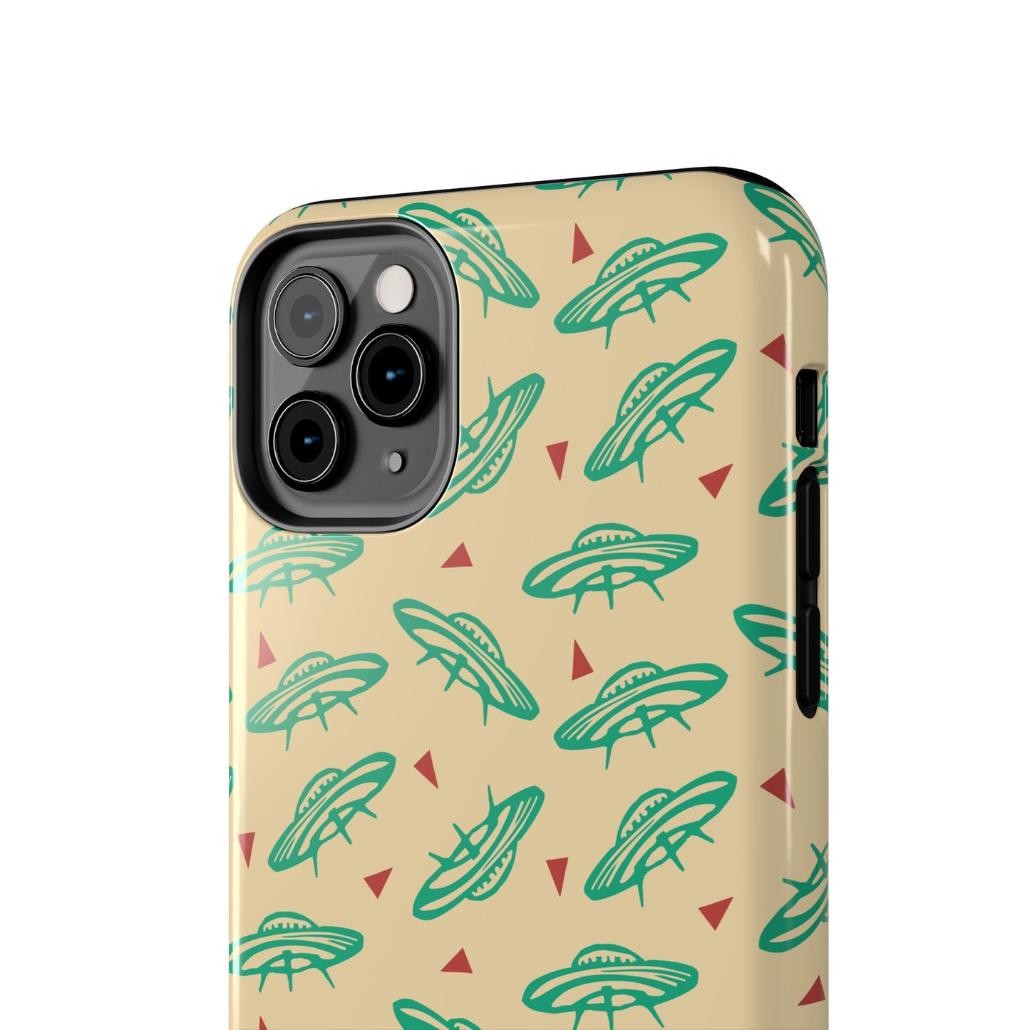 Retro Colored Geometric UFO Tough Phone Case - Desert Western UFO Accessories