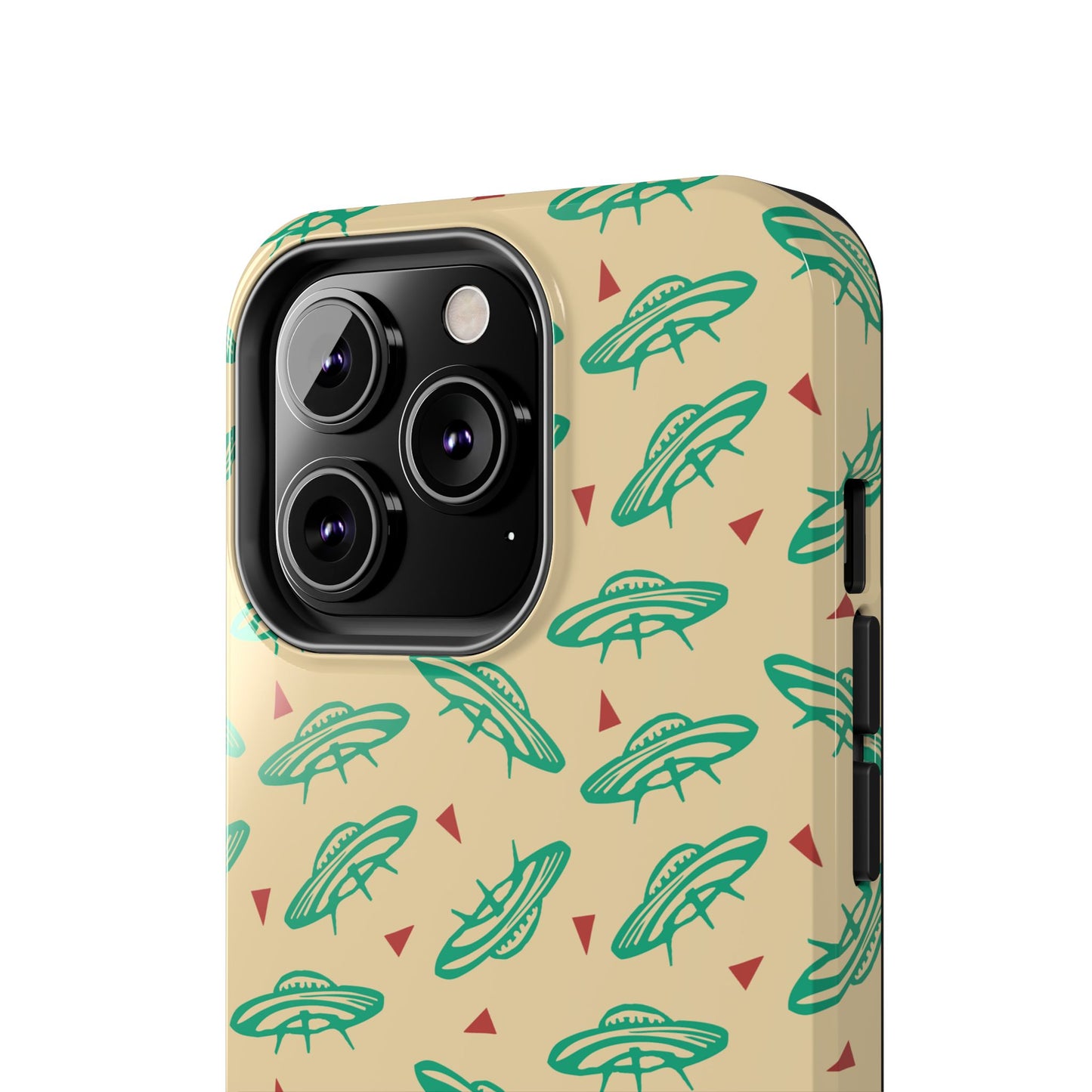 Retro Colored Geometric UFO Tough Phone Case - Desert Western UFO Accessories