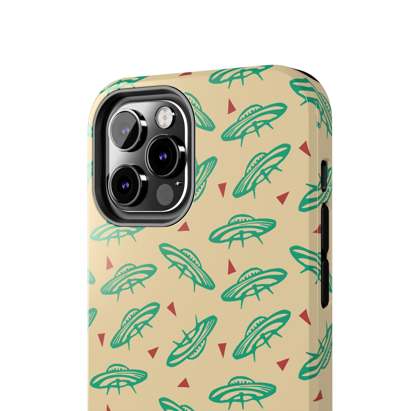 Retro Colored Geometric UFO Tough Phone Case - Desert Western UFO Accessories