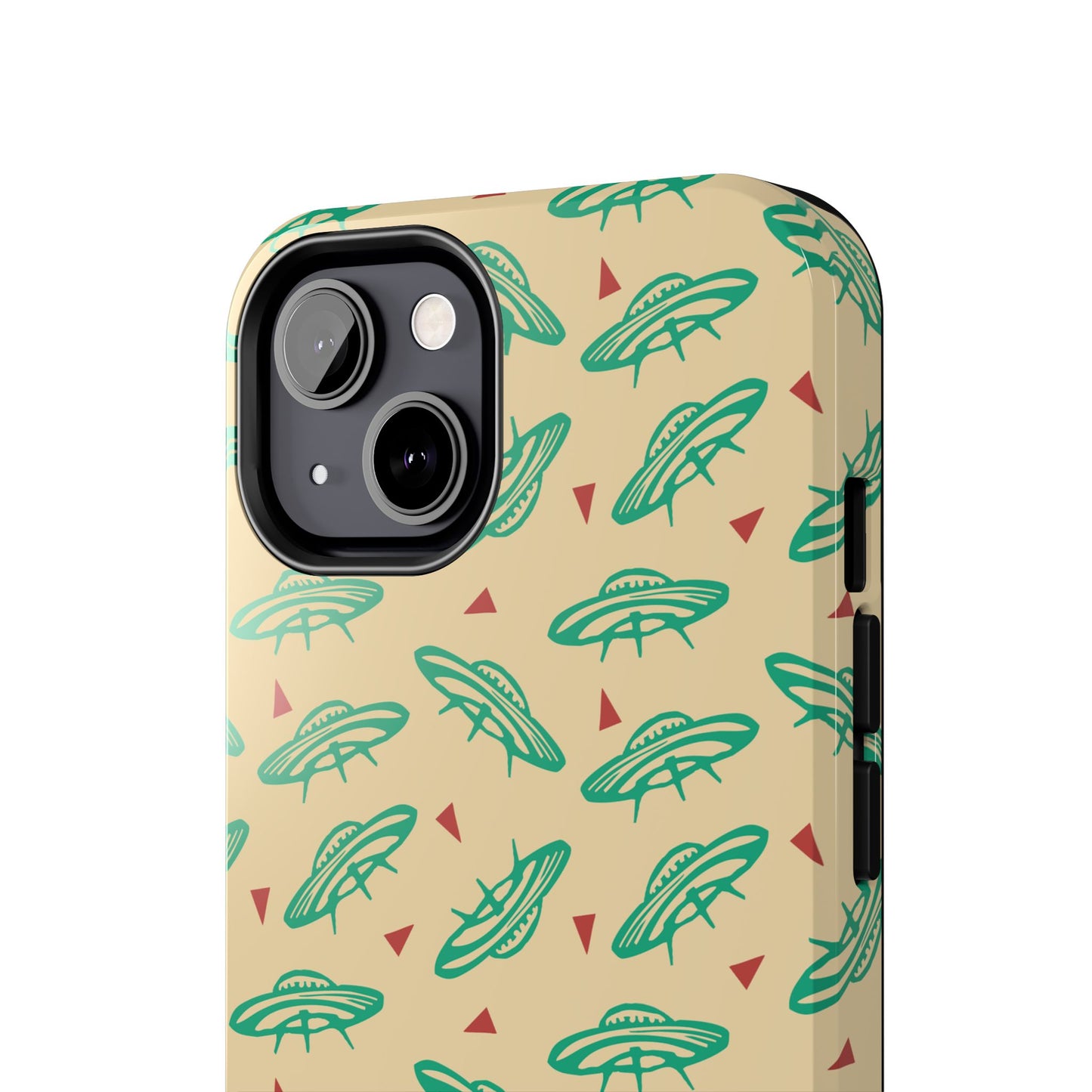 Retro Colored Geometric UFO Tough Phone Case - Desert Western UFO Accessories