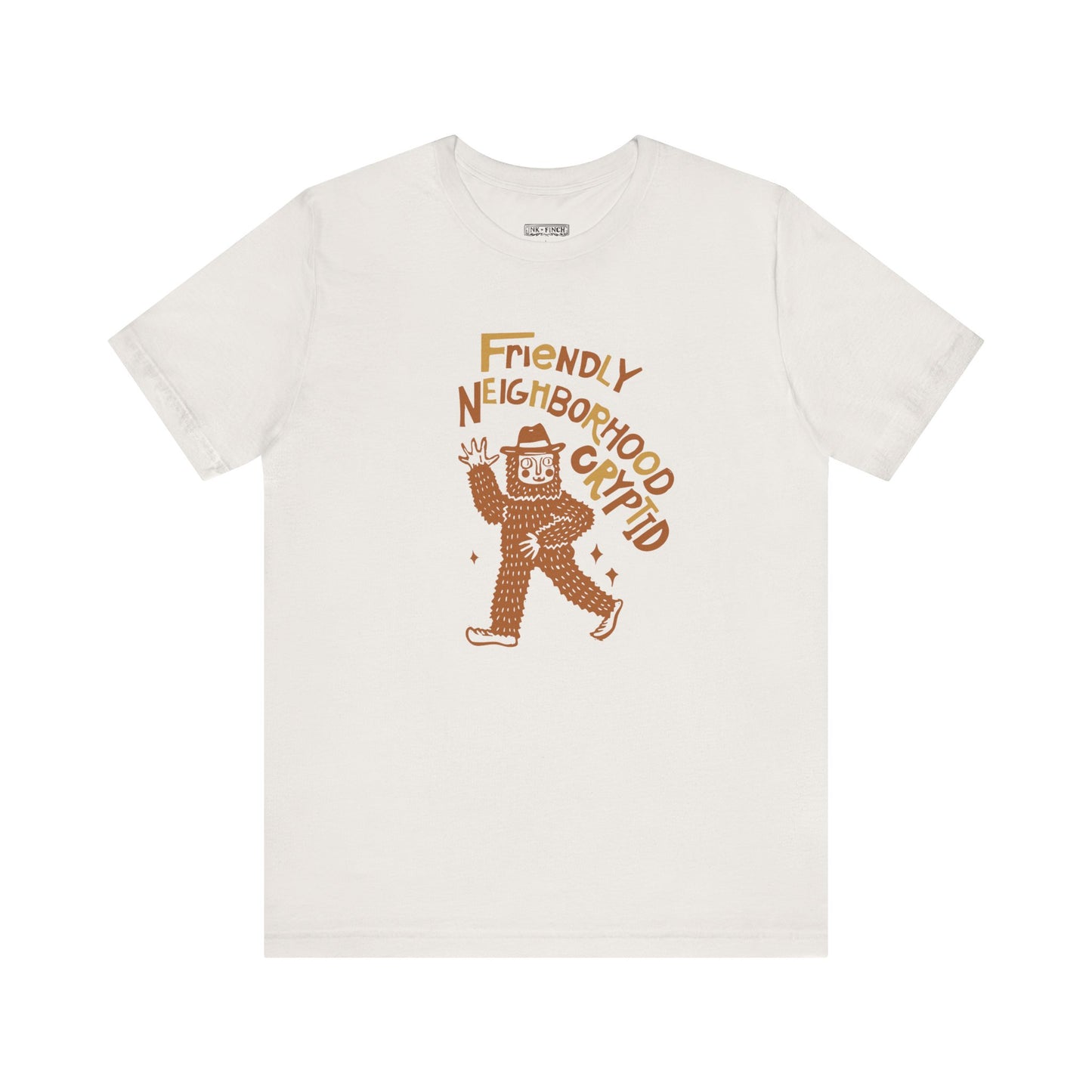 Cryptid T-Shirt - Bigfoot Sasquatch Graphic Tee for Fall Spooky Season