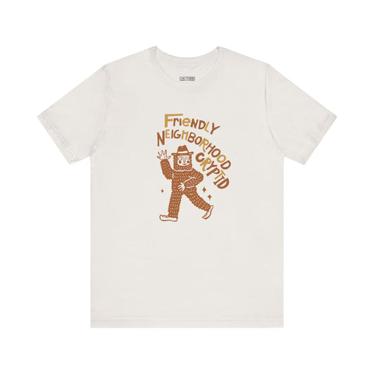 Cryptid T-Shirt - Bigfoot Sasquatch Graphic Tee for Fall Spooky Season