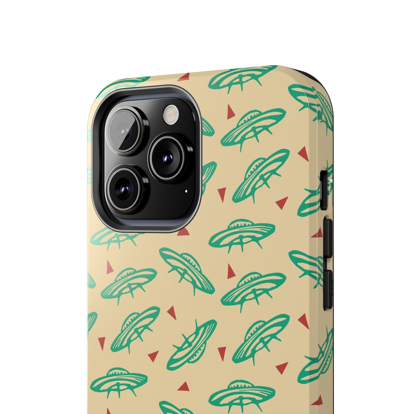 Retro Colored Geometric UFO Tough Phone Case - Desert Western UFO Accessories