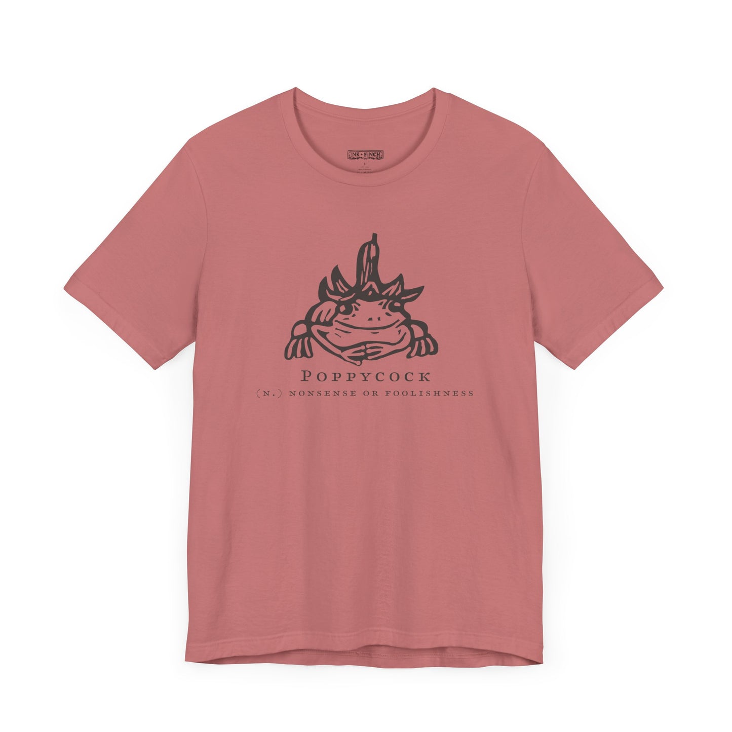 Funny Poppycock Frog Tee, Unisex T-Shirt for Nature Lovers, Casual Wear, Gift for Friends, Frog Lovers, Unique Humor Shirt