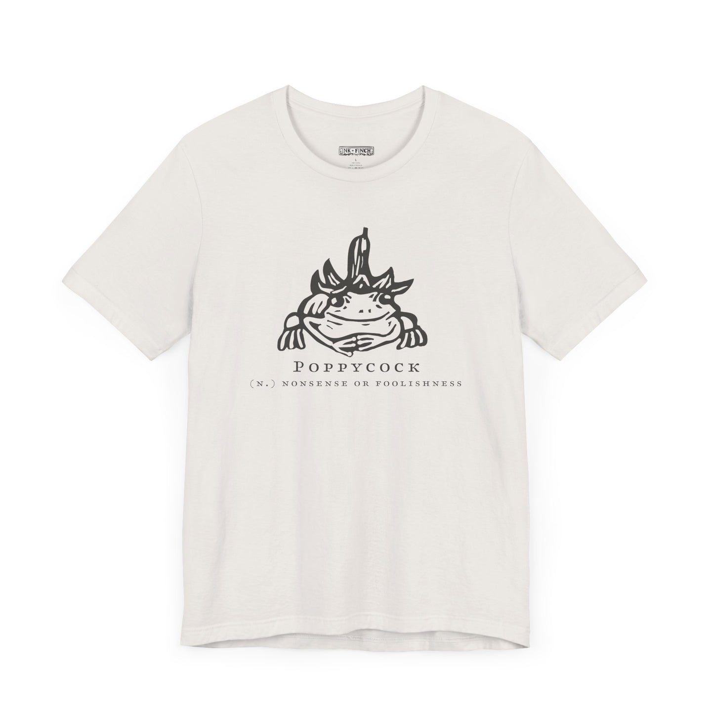 Funny Poppycock Frog Tee, Unisex T-Shirt for Nature Lovers, Casual Wear, Gift for Friends, Frog Lovers, Unique Humor Shirt