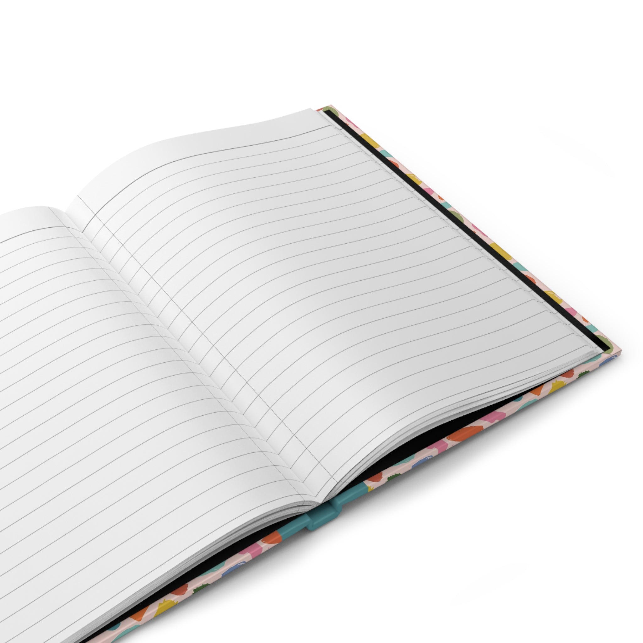Colorful Confetti Hardcover Journal — 'Notebook' Matte Notebook