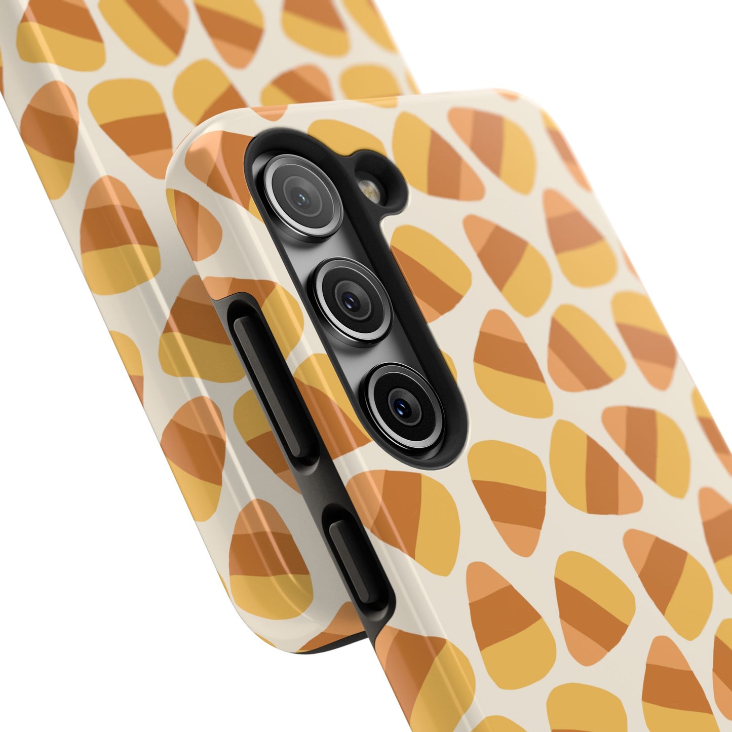 Candy Corn Phone Case | Durable Tough Cases for Halloween, Fall, Unique Gift, Festive Style, Autumn Vibes