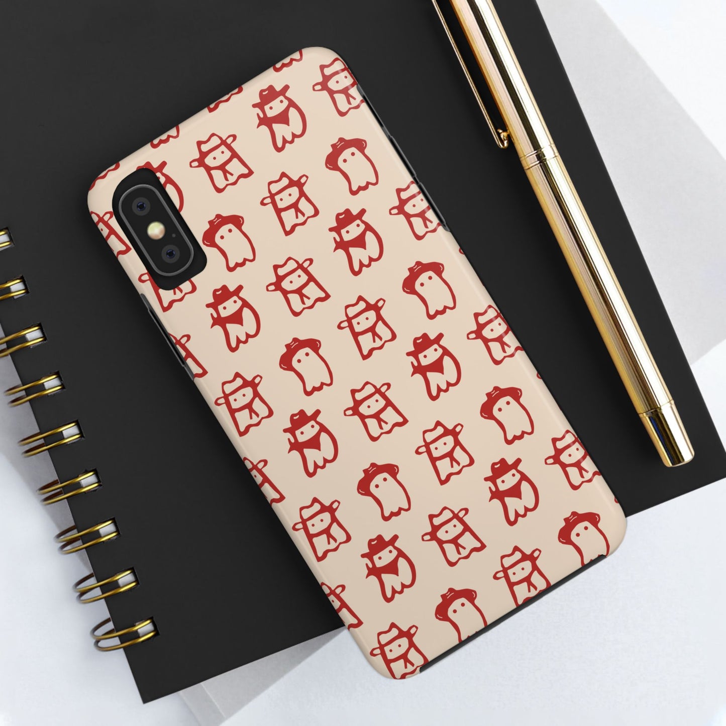Cute Cartoon Cowboy Ghosts Halloween Western Phone Case - Tough & Stylish Protection