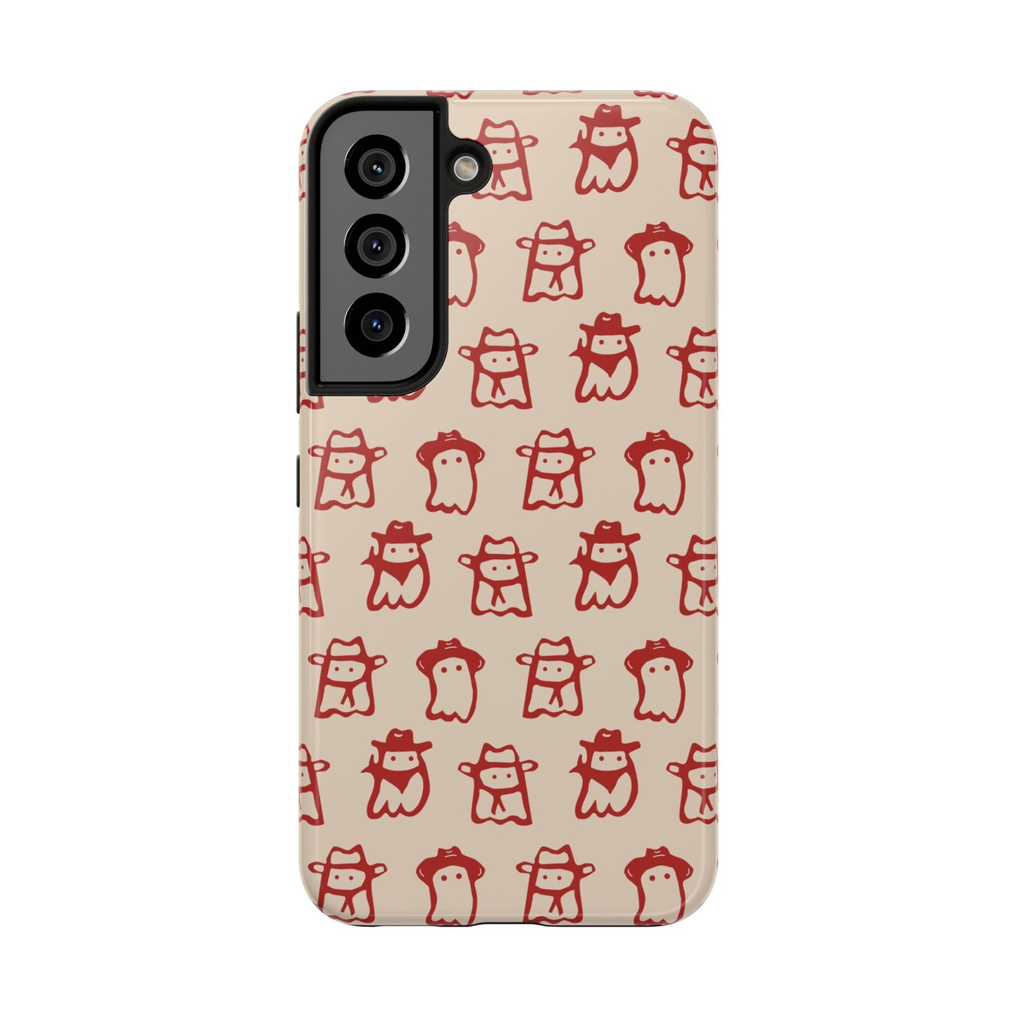 Cute Cartoon Cowboy Ghosts Halloween Western Phone Case - Tough & Stylish Protection