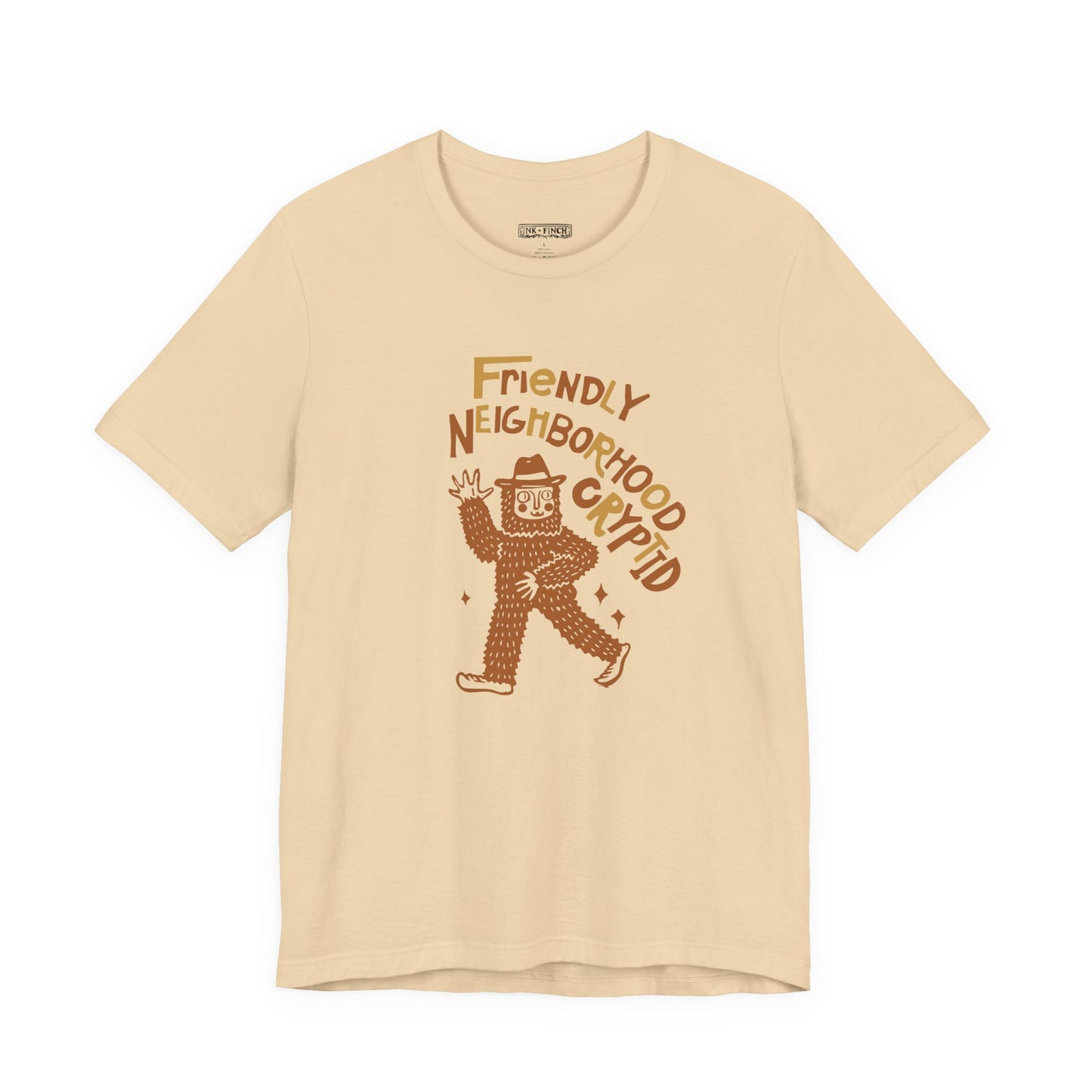 Cryptid T-Shirt - Bigfoot Sasquatch Graphic Tee for Fall Spooky Season