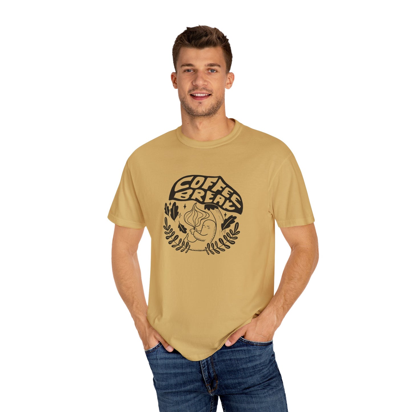 Coffee Break Unisex T-Shirt, Casual Wear, Coffee Lover Gift, Relaxation Tee, Everyday Comfort, Fun Graphic Shirt