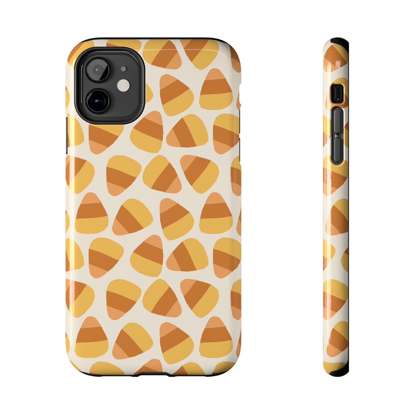 Candy Corn Phone Case | Durable Tough Cases for Halloween, Fall, Unique Gift, Festive Style, Autumn Vibes