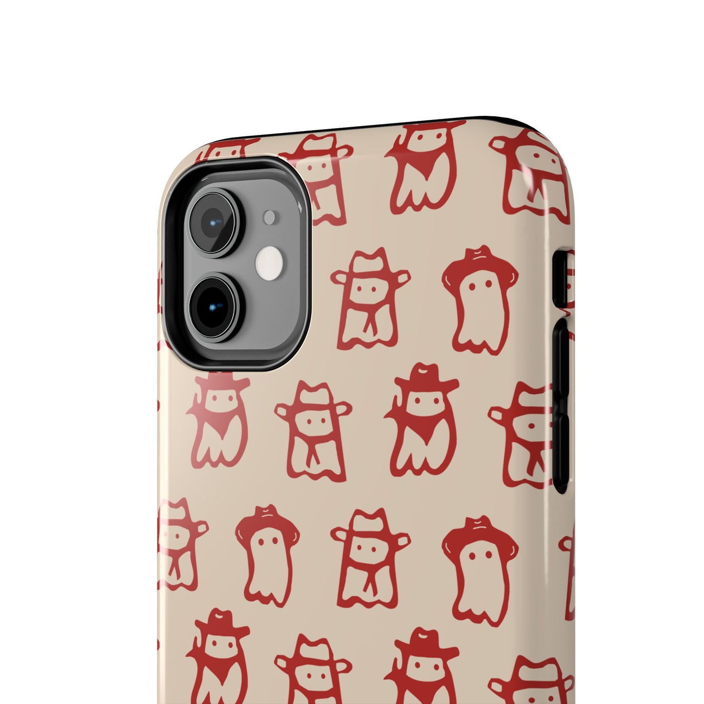 Cute Cartoon Cowboy Ghosts Halloween Western Phone Case - Tough & Stylish Protection