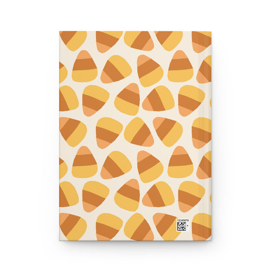 Candy Corn Hardcover Journal | Fall Notebook, Halloween Gift, Writer's Diary, Autumn Memories, Stationery for Adults