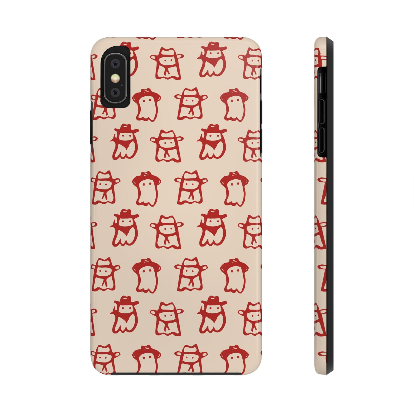Cute Cartoon Cowboy Ghosts Halloween Western Phone Case - Tough & Stylish Protection