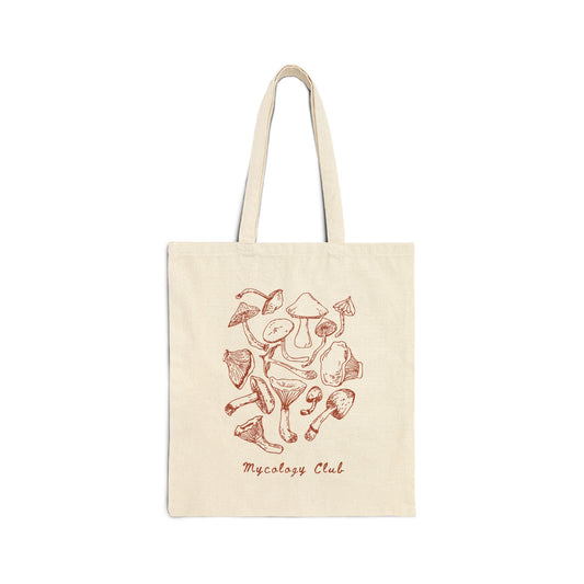 Mycology Tote Bag - Mushroom Tote Bag- Cottagecore bag