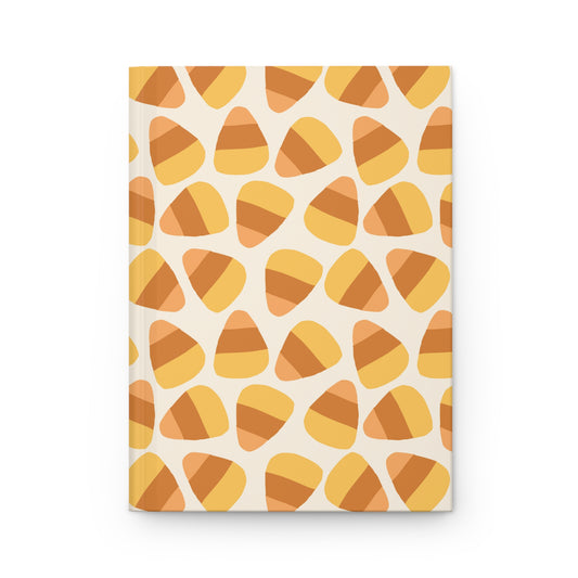 Candy Corn Hardcover Journal | Fall Notebook, Halloween Gift, Writer's Diary, Autumn Memories, Stationery for Adults