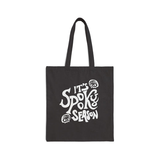 Spooky Season Tote Bag, Halloween Canvas Bag, Reusable Grocery Tote, Cute Gift for Friends, Eco-Friendly Shopping