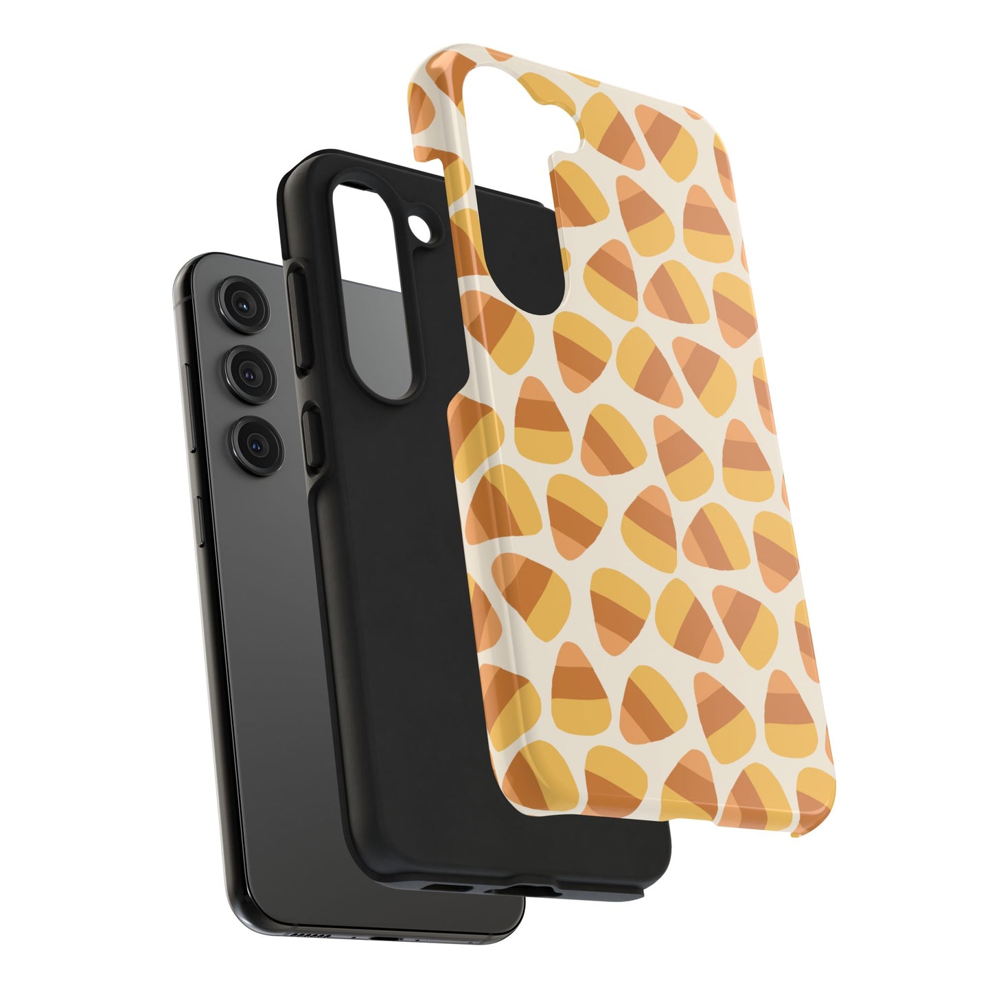 Candy Corn Phone Case | Durable Tough Cases for Halloween, Fall, Unique Gift, Festive Style, Autumn Vibes