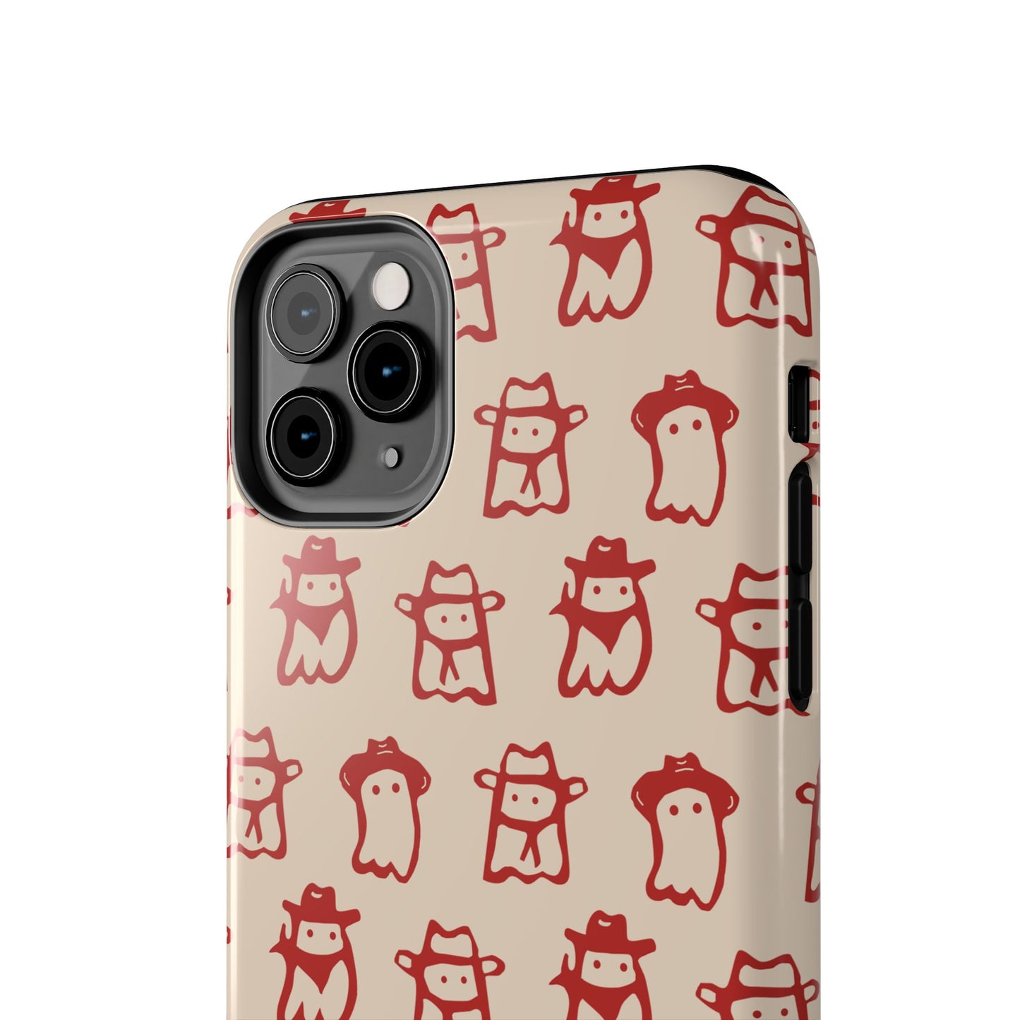 Cute Cartoon Cowboy Ghosts Halloween Western Phone Case - Tough & Stylish Protection