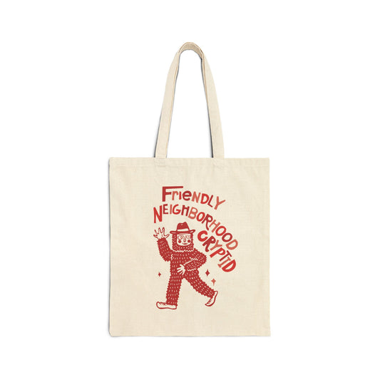 Bigfoot Tote Bag- Sasquatch Bag - Cowboy Cryptid Rodeo Tote